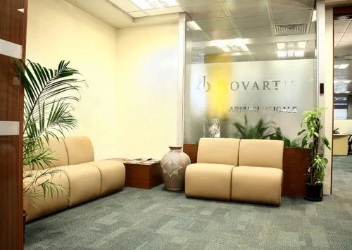 Novartis Workplace III, Pharmaceuticals fit-out by RK Interiors